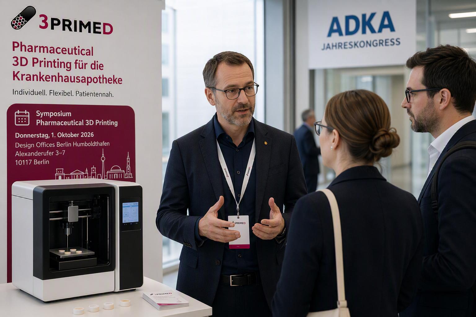 Pharmaceutical 3D Printing auf dem ADKA-Jahreskongress