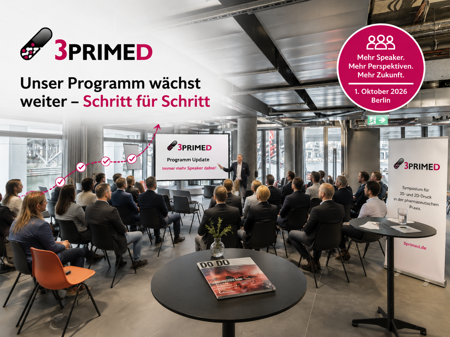 Das Programm für 3PRIMED nimmt weiter Gestalt an